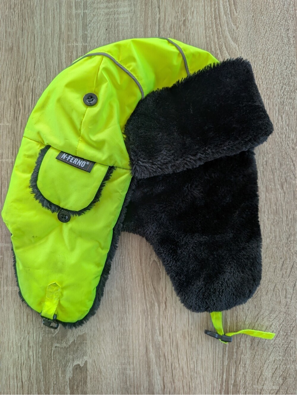 Ergodyne N-Ferno 6802 L/XL Lime Classic Trapper Hat